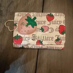 NWOT Juicy Couture strawberry bifold wallet